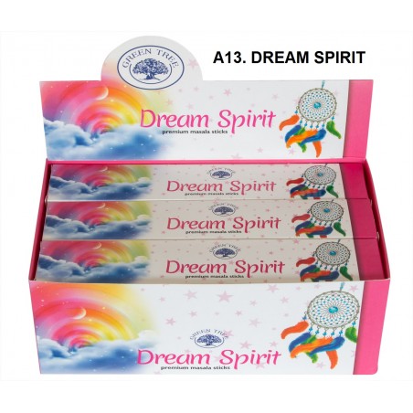 Incenso Green Tree Dream Spirit 15gr. (12 unid)
