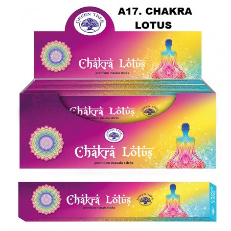 Incenso Green Tree Chakra Lotus 15gr. (12 unid)