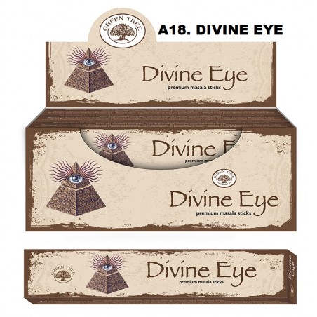 Incenso Green Tree Divine Eye 15gr. (12 unid)