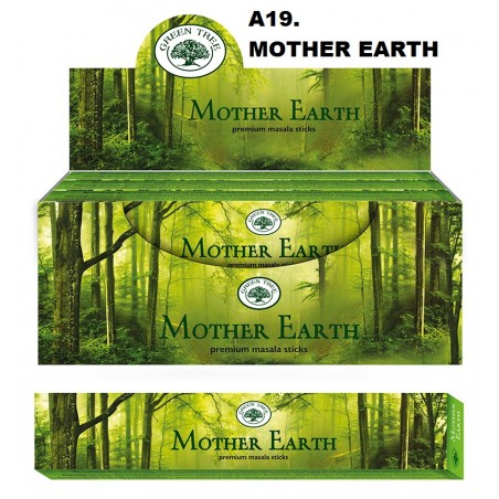 Incenso Green Tree Mother Earth 15gr. (12 unid)