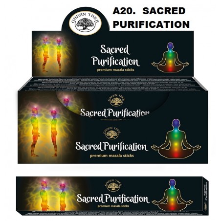 Incenso Green Tree Sacred Purification 15gr. (12 unid)