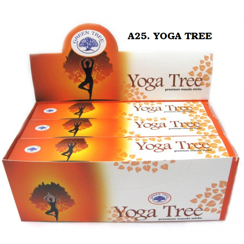 Incenso Green Tree Yoga Tree 15gr. (12 unid)