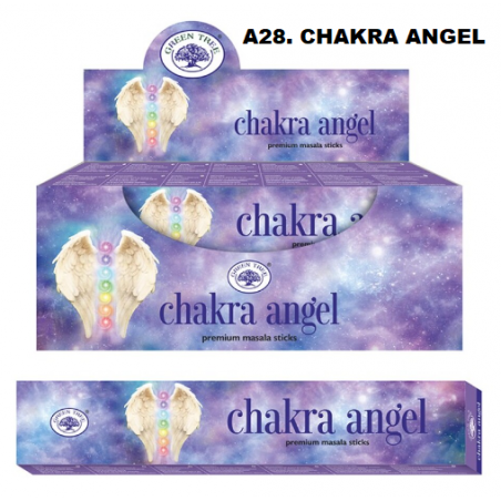 Incenso Green Tree Chakra Angel  15gr. (12 unid)