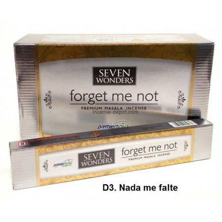 Incenso Seven Wonders Nada me falte 15gr (12 unid)