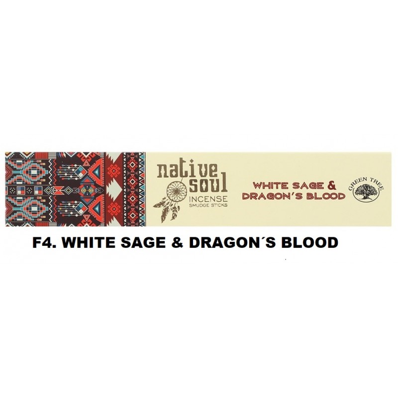 Incenso Native Soul White Sage & Dragon´s Blood 15gr (12 unid)