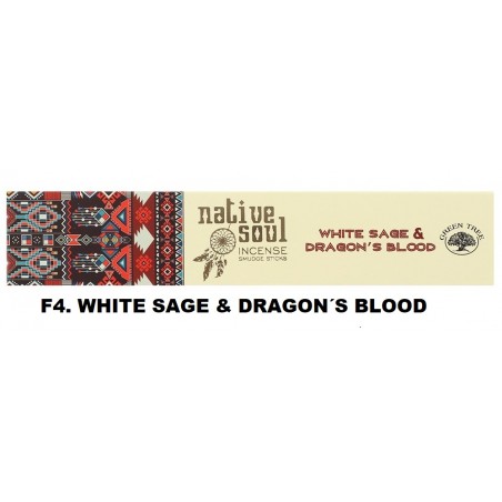 Incenso Native Soul White Sage & Dragon´s Blood 15gr (12 unid)