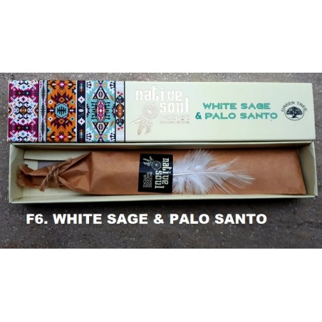 Incenso Native Soul White Sage & Palo Santo 15gr (12 unid)