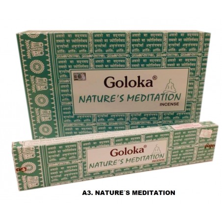 Incenso Goloka Nature´s Meditation 15gr (12 unid)