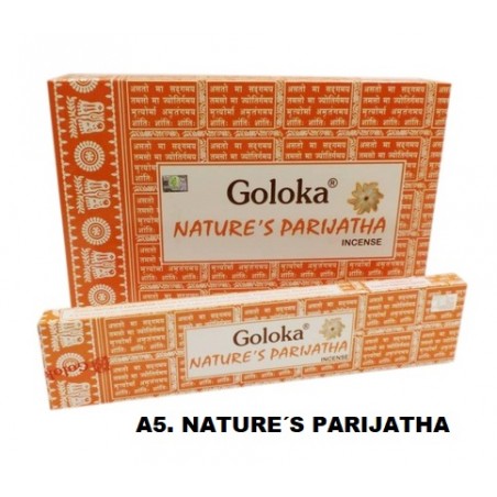 Incenso Goloka Nature´s Parijatha 15gr (12 unid)