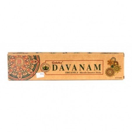 Incenso Organica Massala Davanam 15gr (6 unid)
