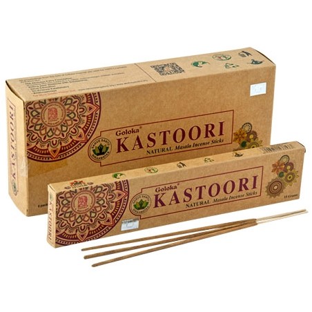 Incenso Organica Massala Kastoori 15gr (6unid)
