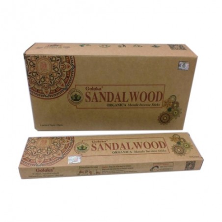 Incenso Organica Massala Sandalwood 15gr (6 unid)