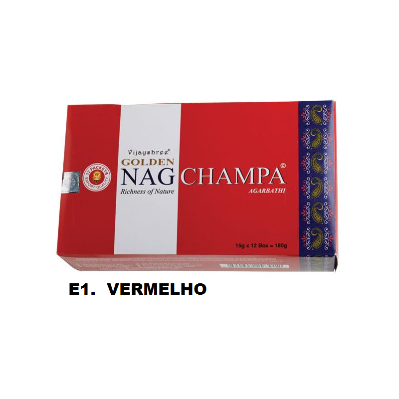 Incenso Golden Vermelho 15gr (12 unid)