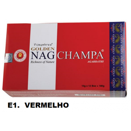 Incenso Golden Vermelho 15gr (12 unid)
