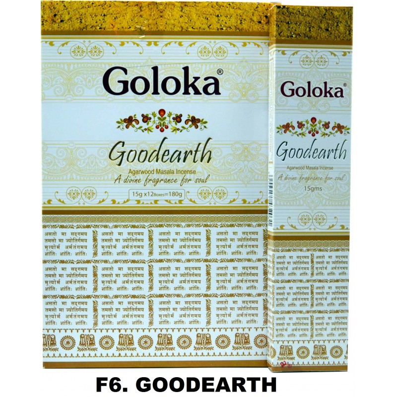 Incenso Goloka Goodearth 15gr (12 unid)
