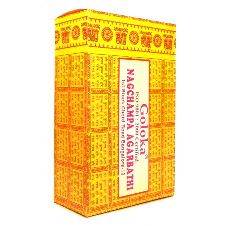 Incenso Goloka Amarelo 16gr (12 unid)