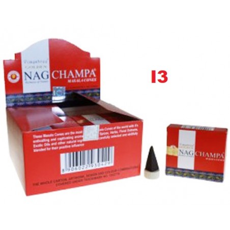 Incenso Cones Golden Vermelho (12 unid)