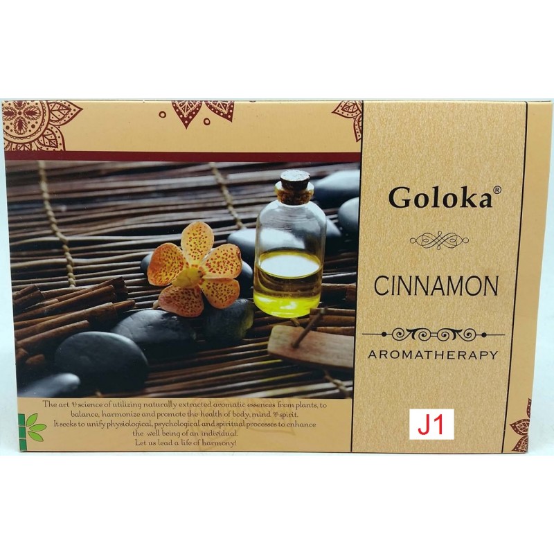 Incenso Goloka Cinnamon 15gr (12 unid)