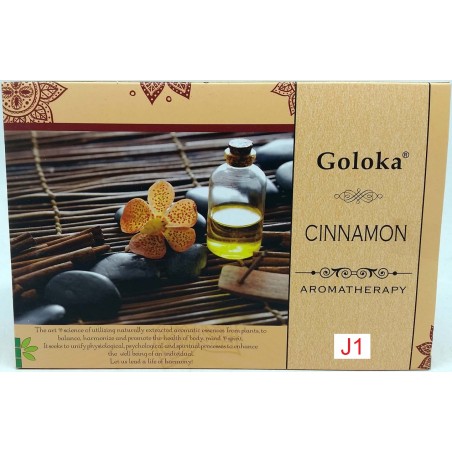 Incenso Goloka Cinnamon 15gr (12 unid)