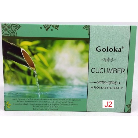 Incenso Goloka Cucumber 15gr (12 unid)