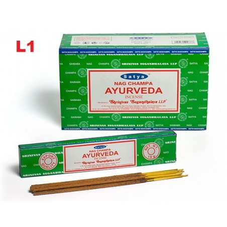 Incenso Satya Ayurveda 15gr (12 unid)