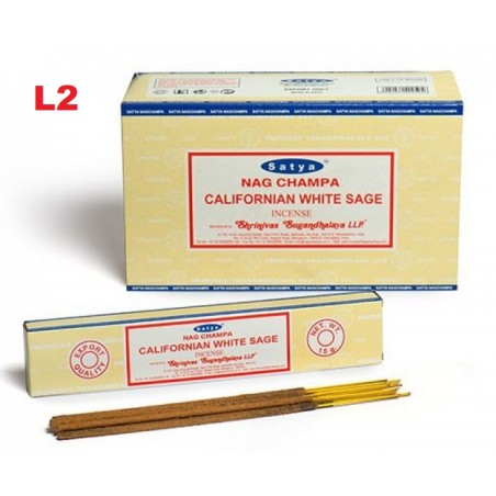 Incenso Satya Californian White Sage 15gr (12 unid)