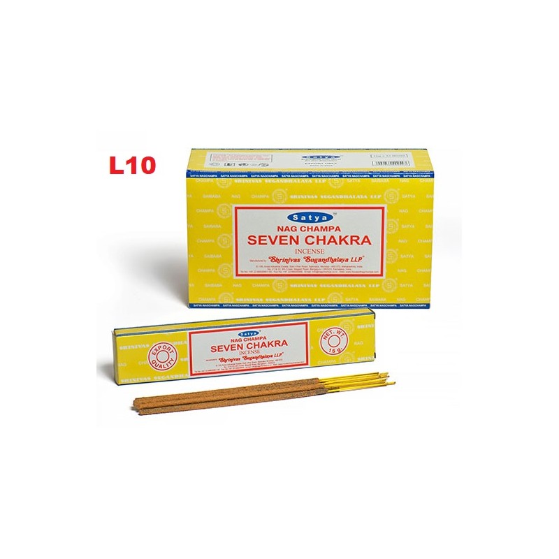 Incenso Satya Seven Chakra 15gr (12 unid)