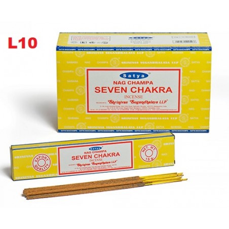 Incenso Satya Seven Chakra 15gr (12 unid)