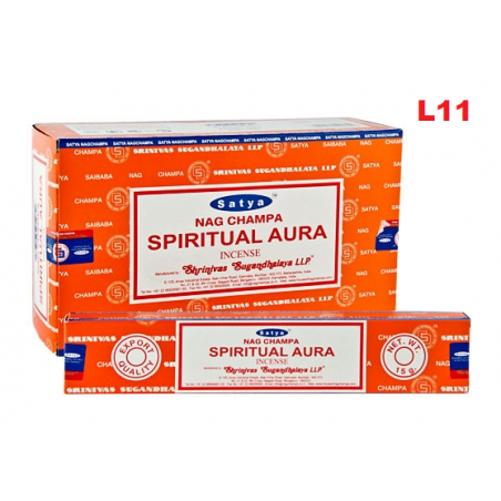 Incenso Satya Spiritual Aura 15gr (12 unid)
