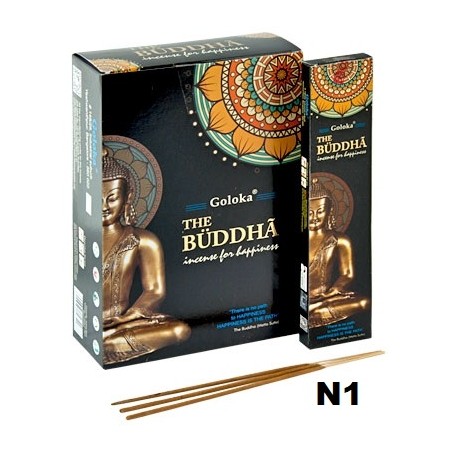 Incenso Goloka Black Buddha 15gr (12 unid)