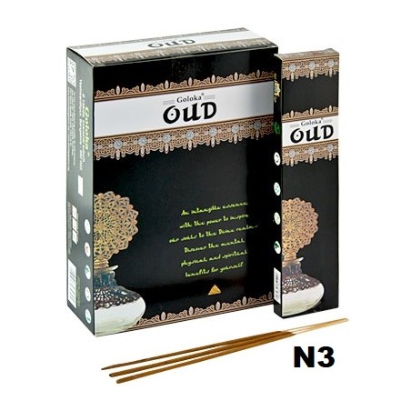 Incenso Goloka Black Oud 15gr (12 unid)