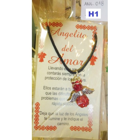 Pendente Amuleto Anjo Amor