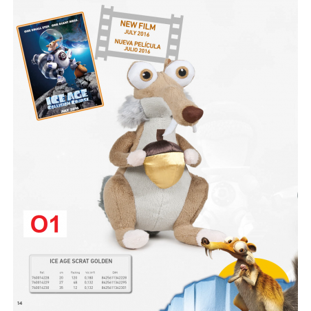 Peluche Ice Age 30cm