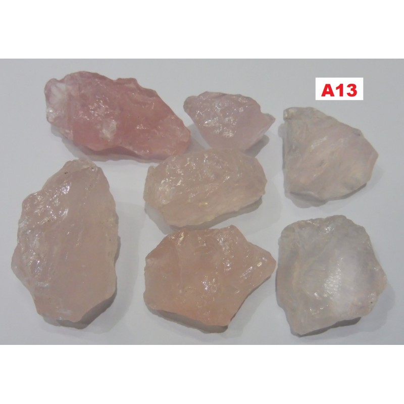 Quartzo Rosa gema (Portugal). Saco 100gr.