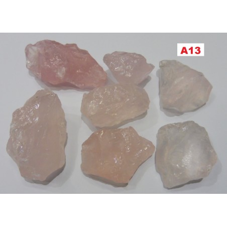 Quartzo Rosa gema (Portugal). Saco 100gr.