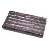 Vela Lisa Preta 15cm (6 unid)