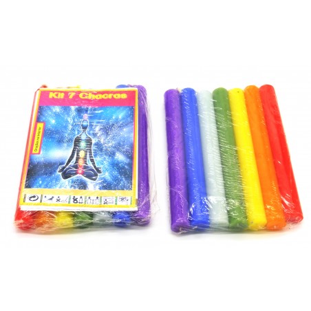 Set Velas 7 Chakras 15cm