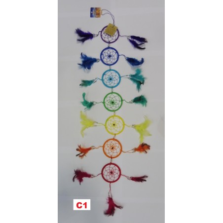 Caça sonhos 7 chakras 70cm