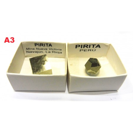 Pirite cúbica ( Espanha ) unidade