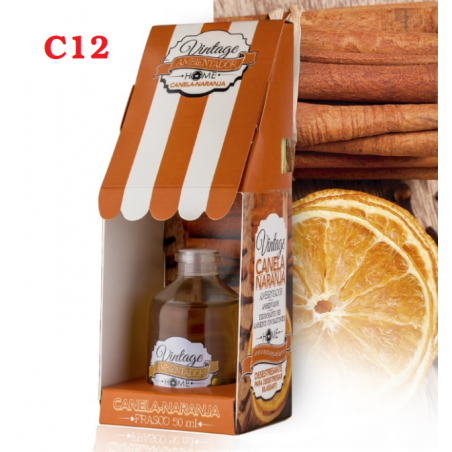 Mikado Ambientador Canela Laranja 50ml. (2 unid)