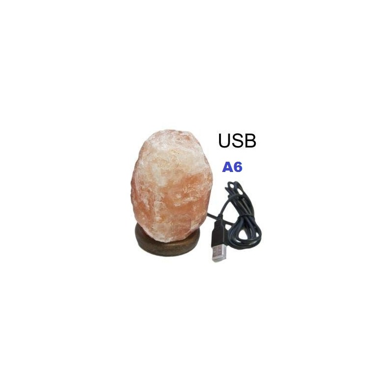Candeeiro USB Sal Himalaias 10cm