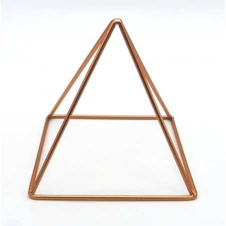 Pirâmide Metal Cobre 20cm. (2 unid)