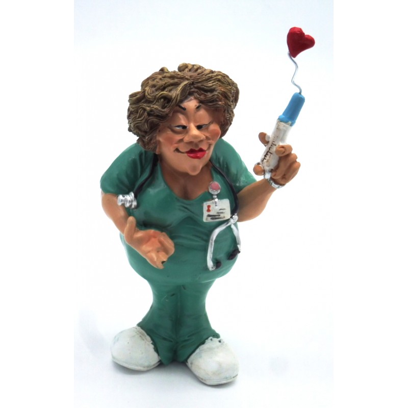 Figura resina Enfermeira 16cm.