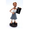 Figura resina Professora 16cm.