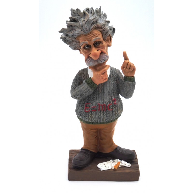 Figura resina Einstein 16cm.