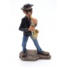 Figura resina Saxofonista 16cm.