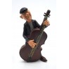 Figura resina Violoncelista 16cm.