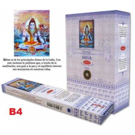Incenso Goloka Shiva 15gr. (12 unid)