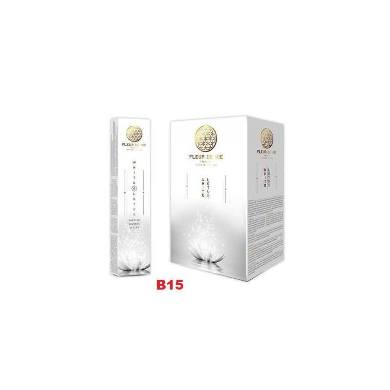 Inc. Fleur de Vie White Lotus 15gr. (12 unid)
