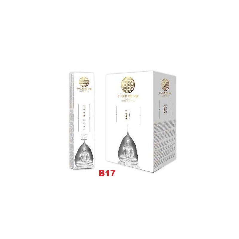 Inc. Fleur de Vie Yoga Leaf 15gr. (12 unid)